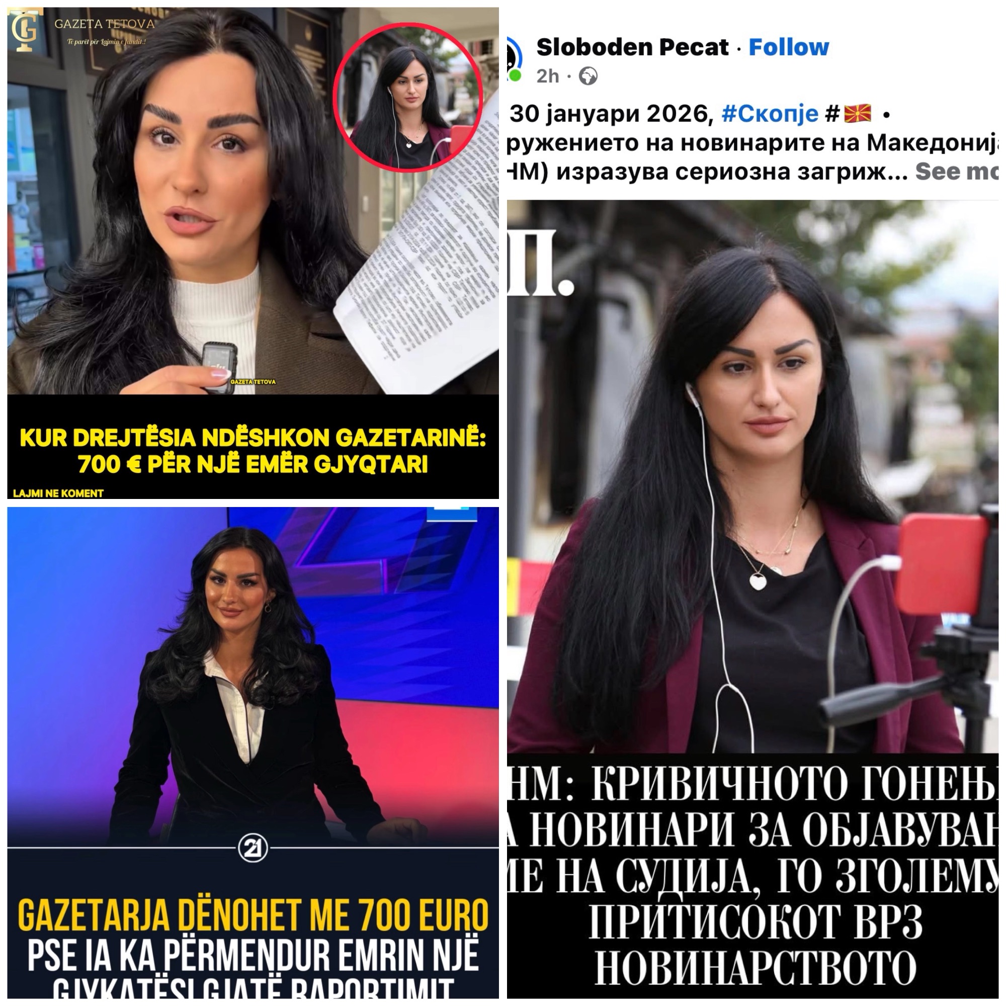 Mbrojtja e fjalës së lirë: Reagime në mbështetje të gazetares Liridona Vejseli