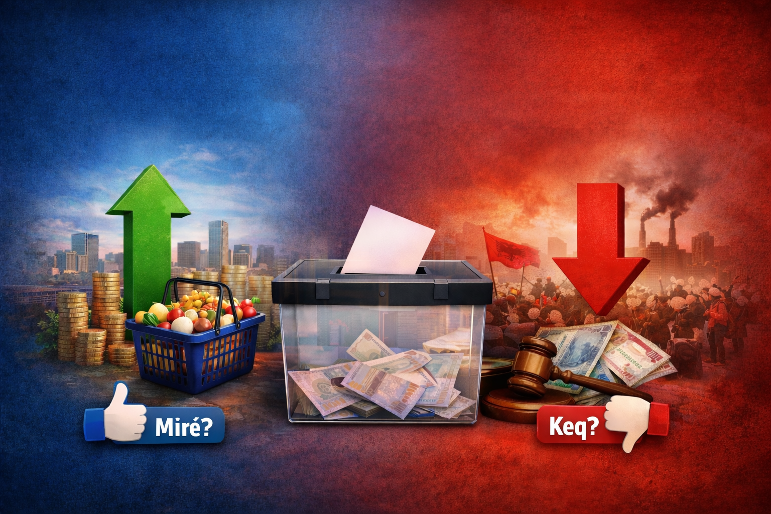 A po përmirësohet apo po përkeqësohet gjendja ekonomike dhe politike në vend?