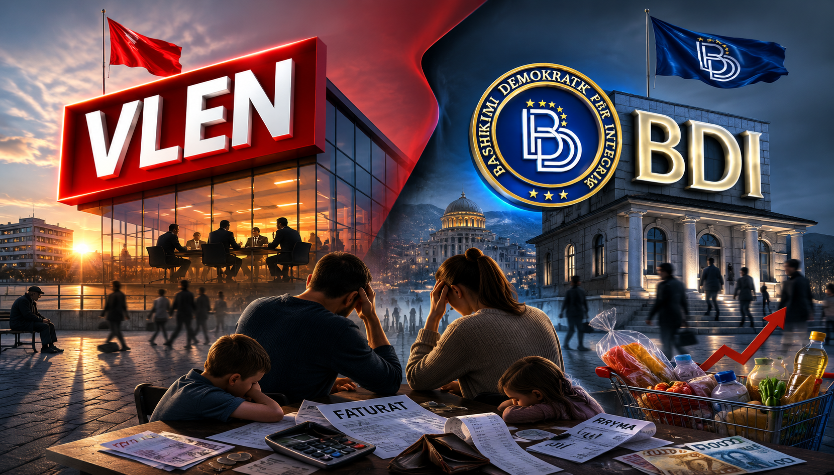 Politikanët flasin për projekte, qytetarët për mbijetesë